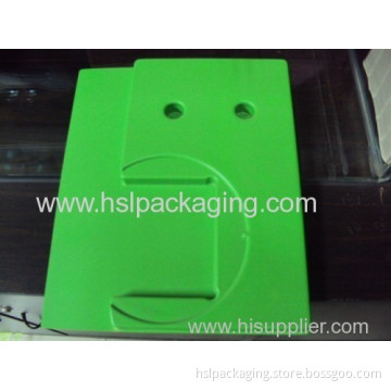 Flocking Thermoformed Plastic Tray For Necklace 